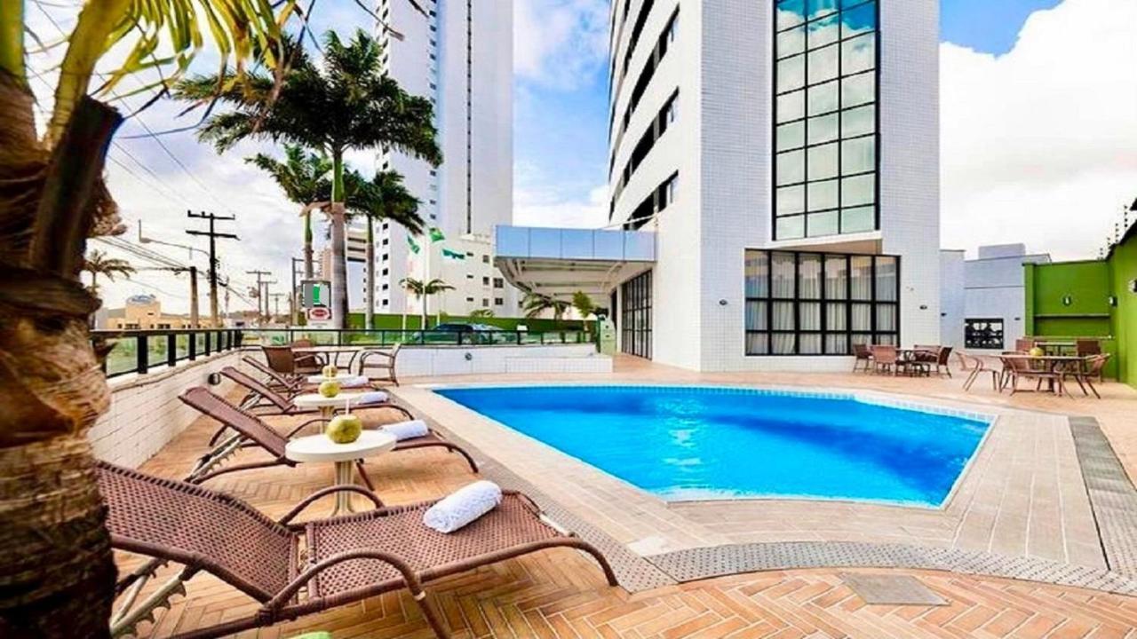 Natal Plaza 1608 Praia - Nbi - Praia Ponta Negra - Vista X Mar Apartment Luaran gambar